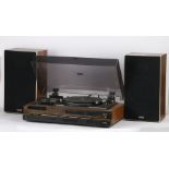 Hitachi SDT-7680 turntable, cassette player recorder, tuner, amplifier stereo music centre