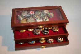 39 modern pocket watches, to include hunter and open face examples, with gilt and stainless steel