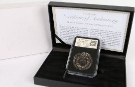 Date Stamp, House of Windsor Centenary Datestamp, UK £5, cased with certificate - VENDOR TO COLLECT
