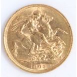 Edward VII sovereign, 1903, George and Dragon