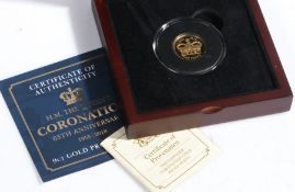 HM The Queen’s Coronation 65th Anniversary 1953/2018 9ct gold proof penny Country of issue – Jersey.