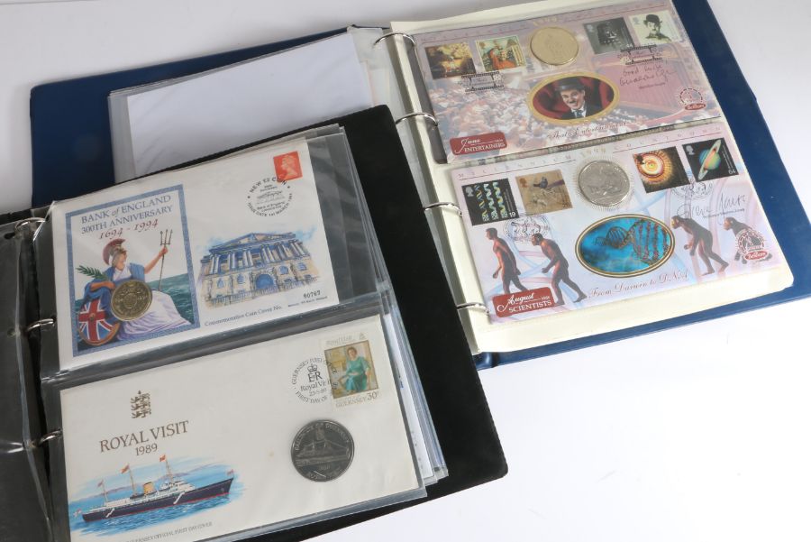 Royal Mint and other coin covers, to include Classic Locomotives, VE Day 50th Anniversary, Public - Image 2 of 2