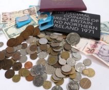 Collection of coins to include the decimal coinage of Great Britain and Northern Ireland 1970 and