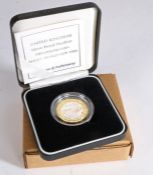 Royal Mint, 1999 holographic silver proof piedfort 'Rugby World Cup' two pound coin, boxed with