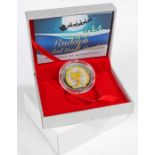 The World Coin Association Christmas Island Kiribati 2015 Rudolph the Red Nosed Reindeer $5 coin,