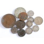 Collection of coins, to include George III One Stiver 1813, East Africa, Jamaica, East India