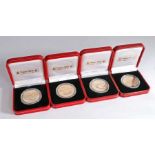 Pobjoy Mint £5 coins- Bicentenary of the Gibraltar Chronicle 2001, 175th Anniversary of the RNLI,