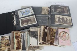 Postcards, mainly GB topographical, housed in two albums plus loose (qty)