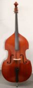 A double bass by Gear4Music with original bow and hard case. Along with a good bow quiver.