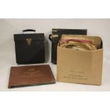 A Collection of Shellac 78s with 2 carrying cases