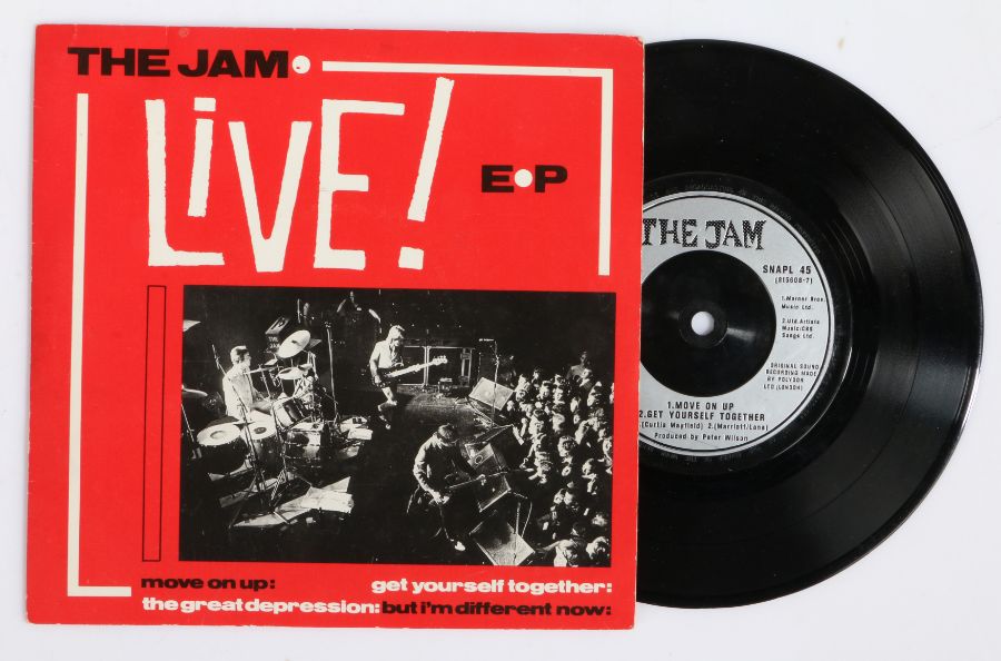 The Jam - Live EP ( SNAPL 45 , UK pressing, VG+)