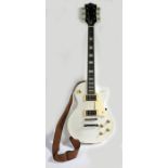 Sheridan Les Paul style electric guitar in pearl White.