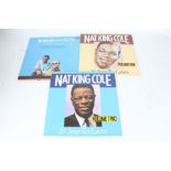 3x Nat King Cole LP's