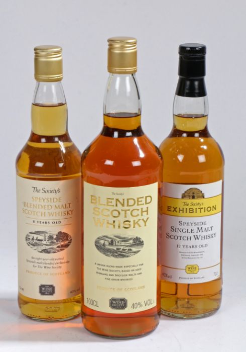 The Wine Society's Speyside Blended Malt Scotch Whisky, 8 Years Old, 40% vol. 70cl; together with