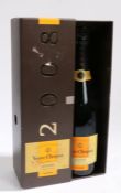 Veuve Clicquot Vintage champagne, 2008, 12% vol. 750ml. boxed