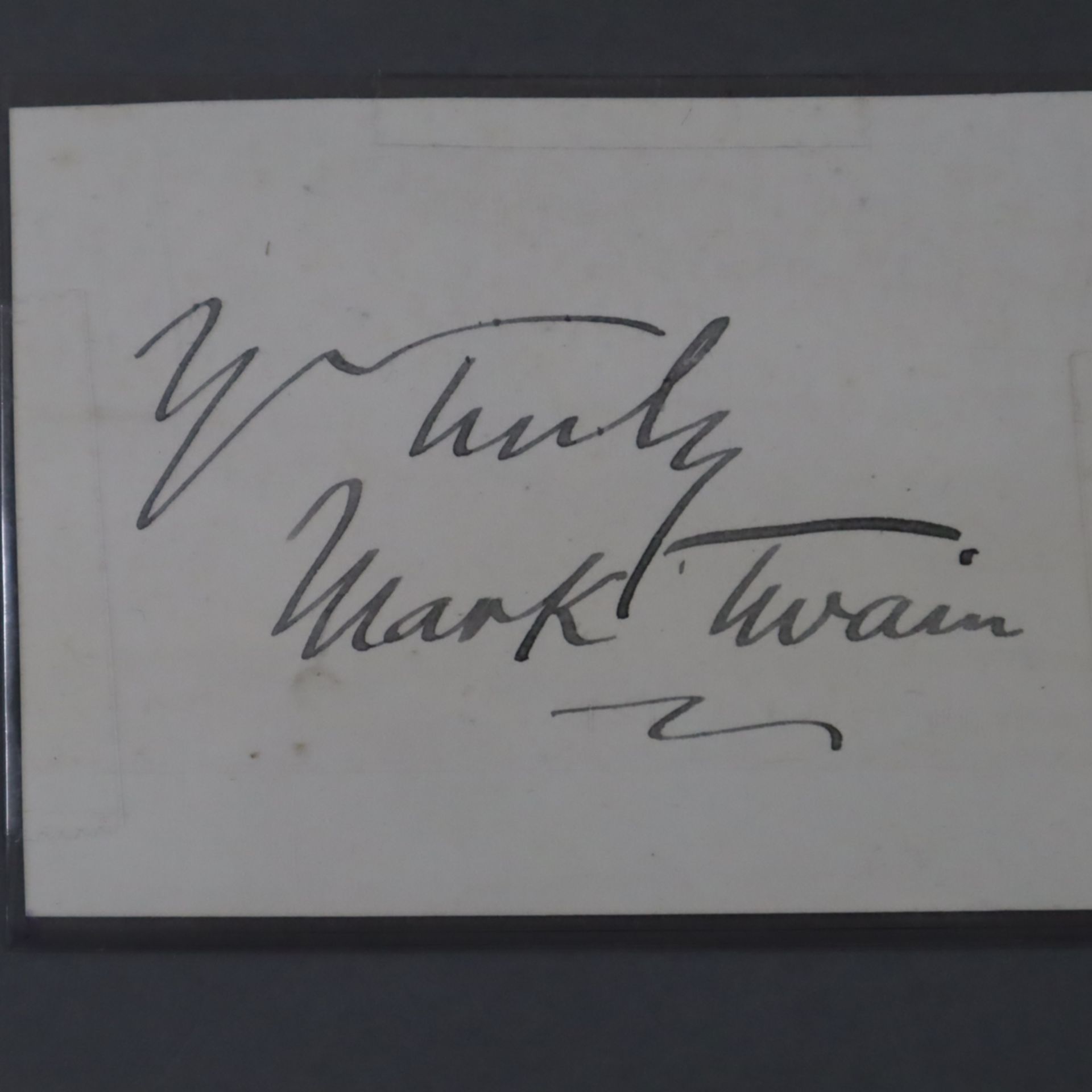 Twain, Mark (1835 Florida, Missouri - 1910 Redding, Connecticut, US-amerikanischer Schriftsteller) 