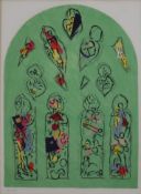 Chagall, Marc (1887 Witebsk - 1985 St. Paul de Vence) - "Glasmalereien für Metz", Farblithographie 