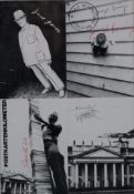 Andruckbogen von vier Künstlern zur Documenta 6 - 1x Joseph Beuys "Drudel", 1x Wolf Vostell "das Ei