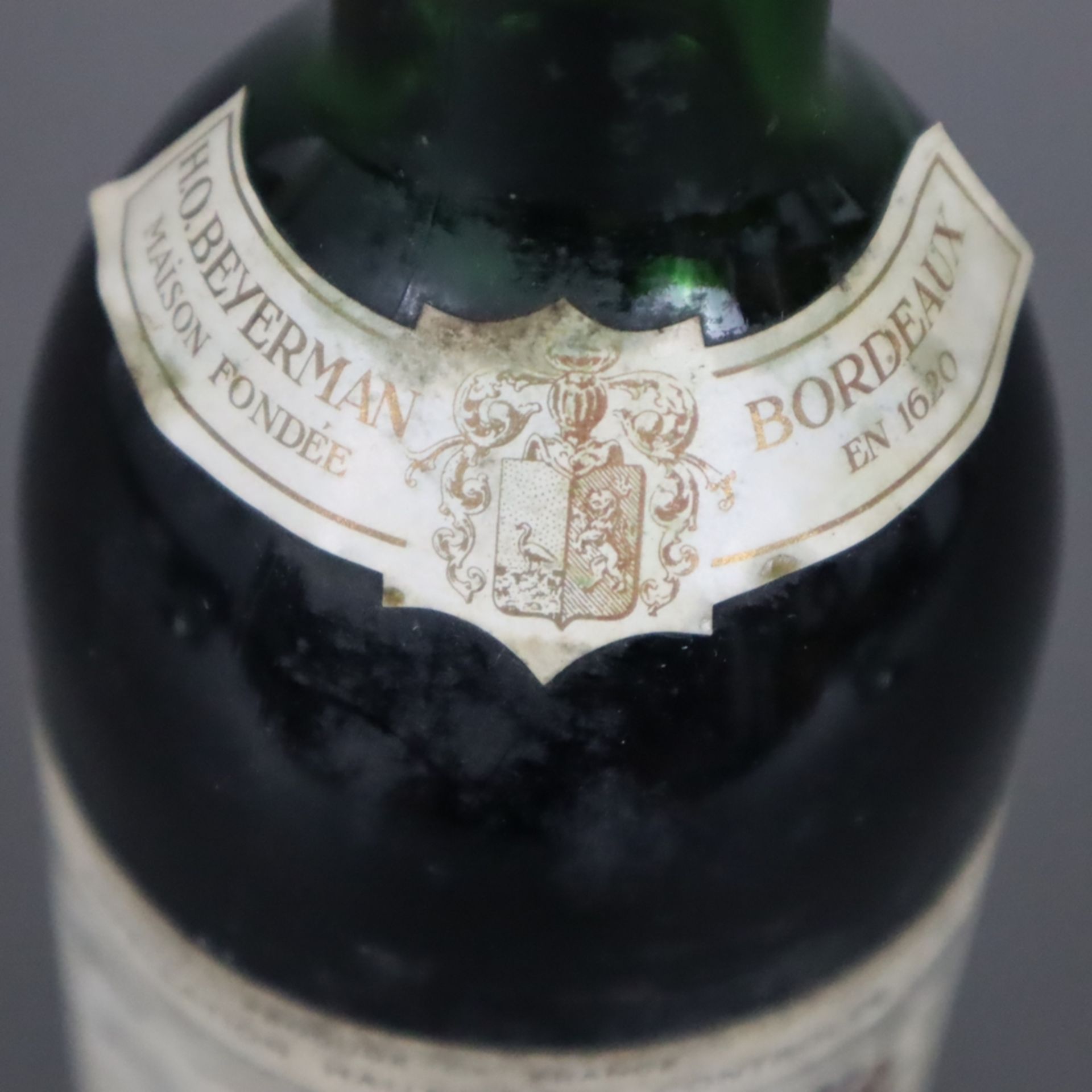 Wein - CHÂTEAU CANTEMERLE 1973, Grand Cru Classé de Médoc, 0,7 Liter, Etikett verschmutzt - Bild 3 aus 6