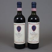 Weinkonvolut - 2 Flaschen, Chianti Classico, Badia a Passignano, Jahrgang 1994 + 1996, 0,7 Liter, E