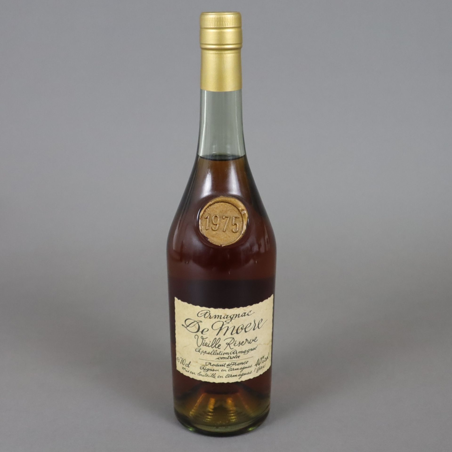 Armagnac - De Moere, Vielle Réserve, 1975, 40% vol. alc., 0,7 Liter