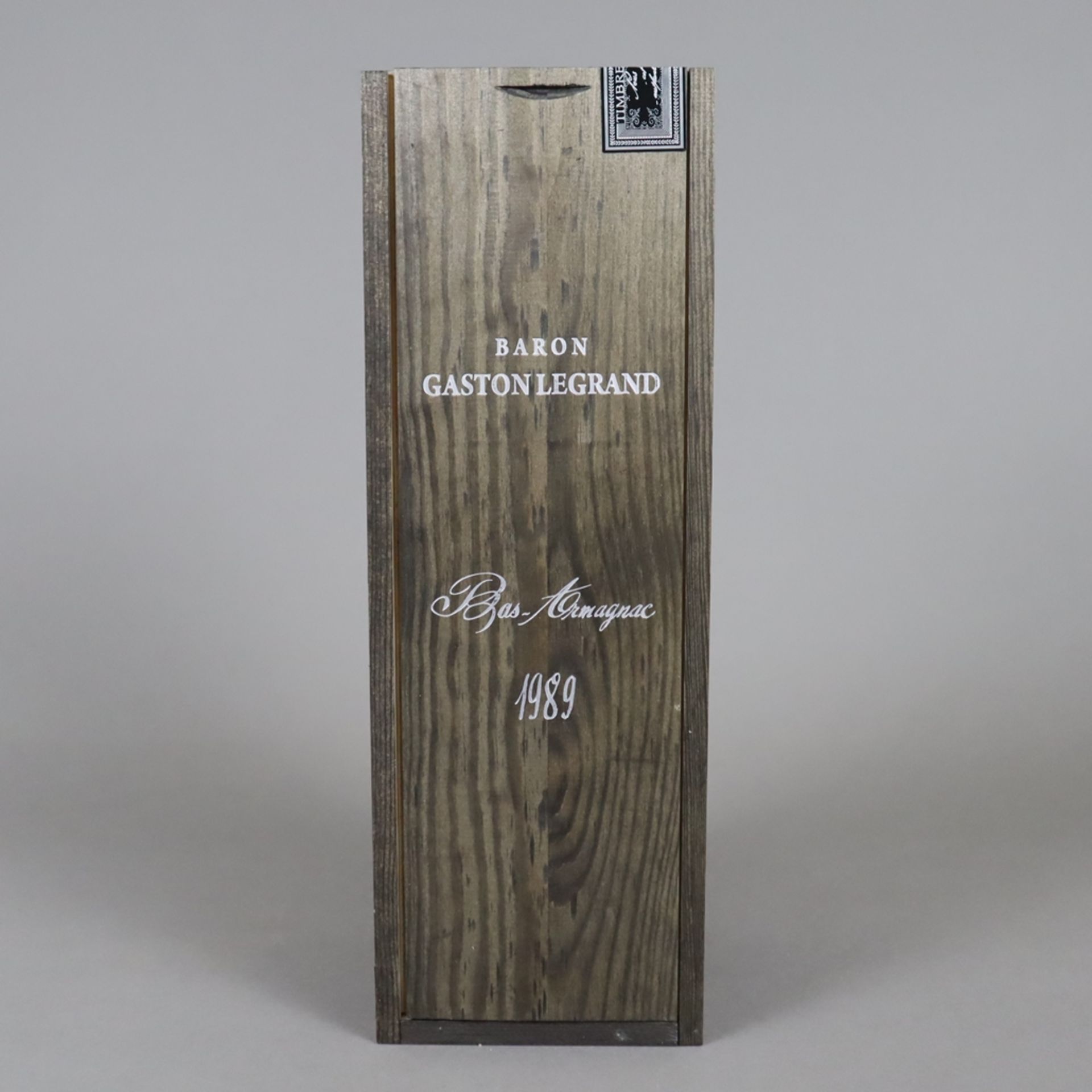 Armagnac - Baron Gaston Legrand, 1989, 0,7 Liter, in Holzbox - Bild 5 aus 8