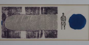 Coignard, James (1925-2008) - "Monolithique", 1973, Farbradierung mit Carborundum aus der Folge "Au