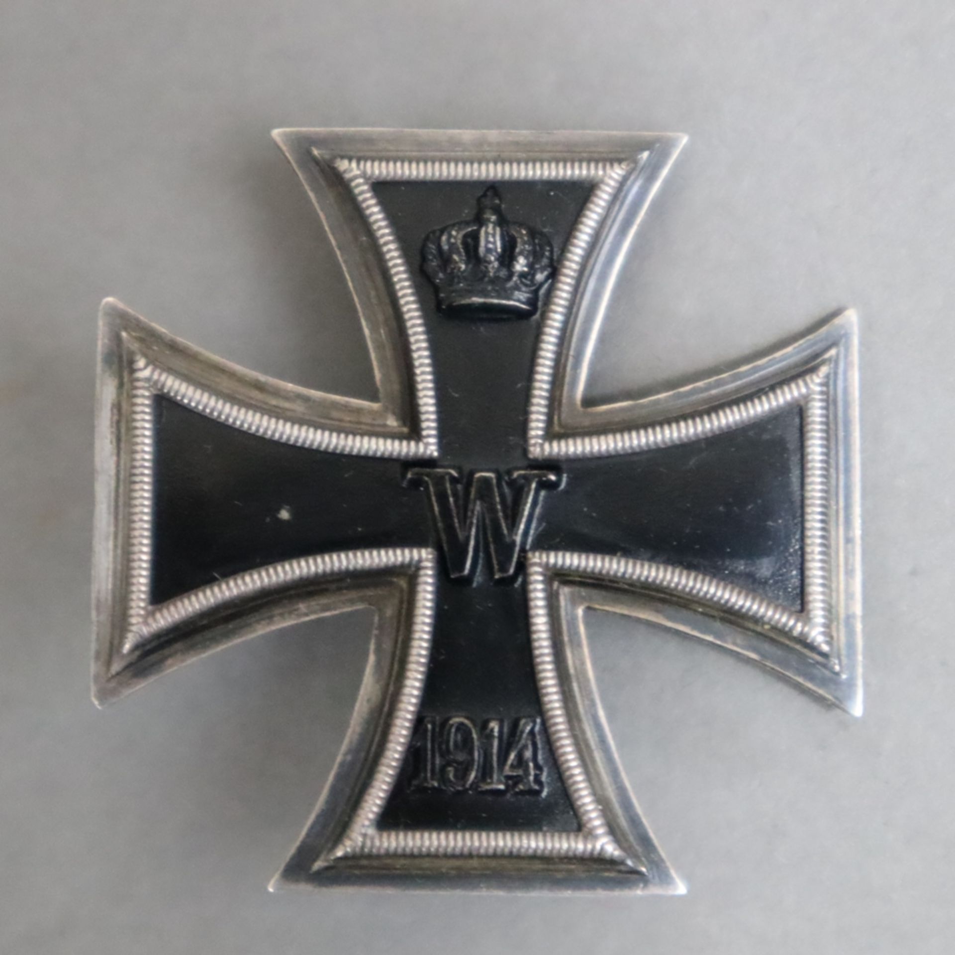 Zwei Ehrenzeichen - 1x Eisernes Kreuz WKI- 1914, Kaiserreich, Nadelhaken gestempelt "G", ca.4,2x4,2 - Bild 4 aus 5