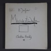 Janssen, Horst (1929 - Hamburg - 1995) - "Missverständnisse", kleines Buch, 1973, signiert, ca.20x1
