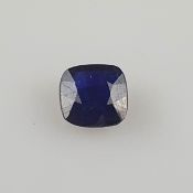 Loser Saphir - 6,64 ct., blau, geschliffen, Maße: 10,7 x 11,3 x 4,94 mm, opak, Wertgutachten UGL (U