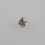 Loser natürlicher Diamant im Brillantschliff - 0,56 ct., Farbe H, Reinheit: P1, behandelt