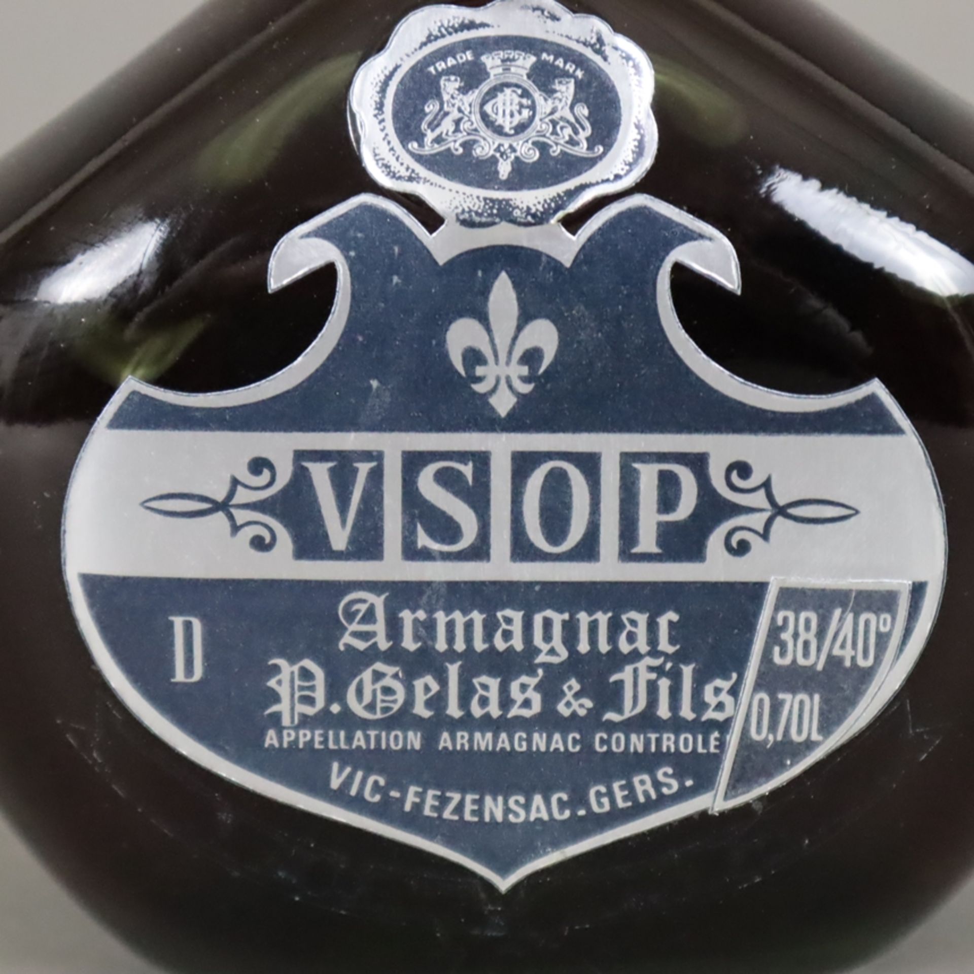 Armagnac - P. Gelas & Fils, V.S.O.P.,15 Jahre gereift, 0,7 Liter - Bild 4 aus 6