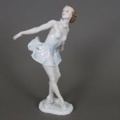 Balletttänzerin Marianne Simpson - Rosenthal, Entwurf: Lore Friedrich-Gronau, Porzellan, stellenwei