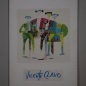 Clavo, Vicente (1923 Madrid - 1994 Balearen) - Grafikmappe "Tauromaquia", 15 "Clavographien" auf Ja