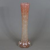 Ikora-Vase - WMF, Geislingen, Dekortechnik von Karl Wiedmann, dickwandiges Klarglas, Zwischenschich