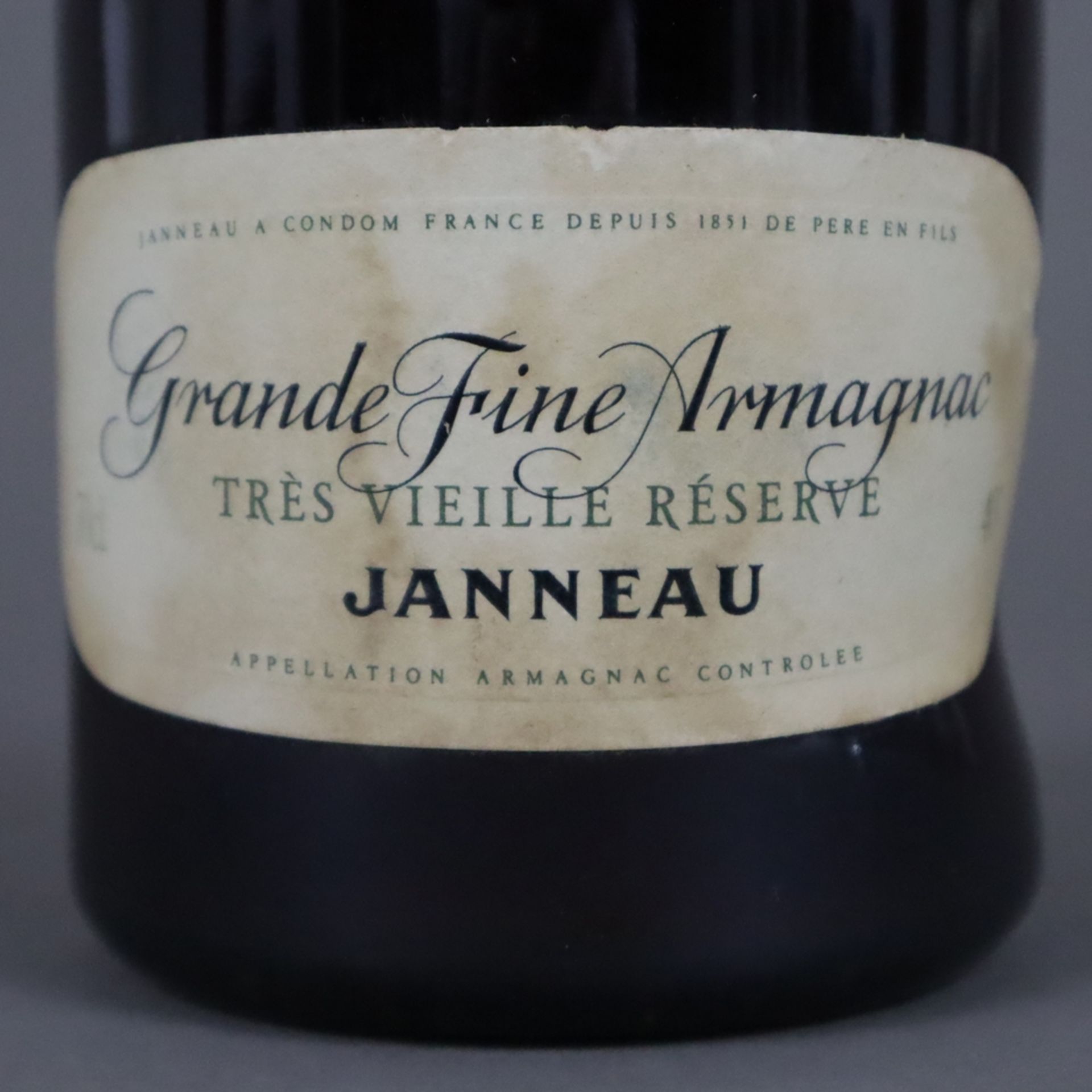 Grande Fine Armagnac - Très Vieille Réserve, JANNEAU, 0,7 Liter - Bild 4 aus 6