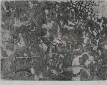 Janssen, Horst (1929 Hamburg - 1995 ebenda) - "Wald", 1963, Radierung, unten rechts in Beli monogra