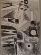 Clavo,Vicente (1923 Madrid - 1994 Balearen) - Ohne Titel, Mischtechnik auf Papier, mit Kugelschreib