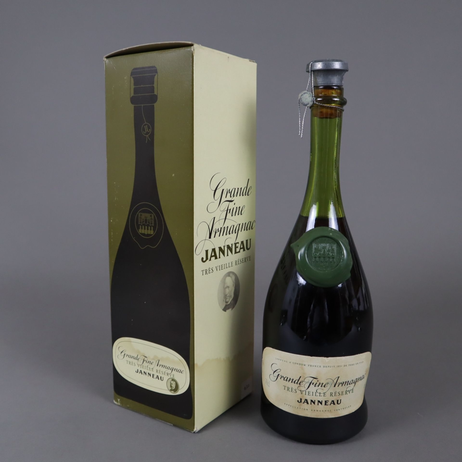 Grande Fine Armagnac - Très Vieille Réserve, JANNEAU, 0,7 Liter - Bild 6 aus 6