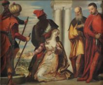 Kopist/in -18./19.Jh.- Der Märtyrertod der Hl. Justitia, nach dem um 1573 entstandenen Gemälde von 