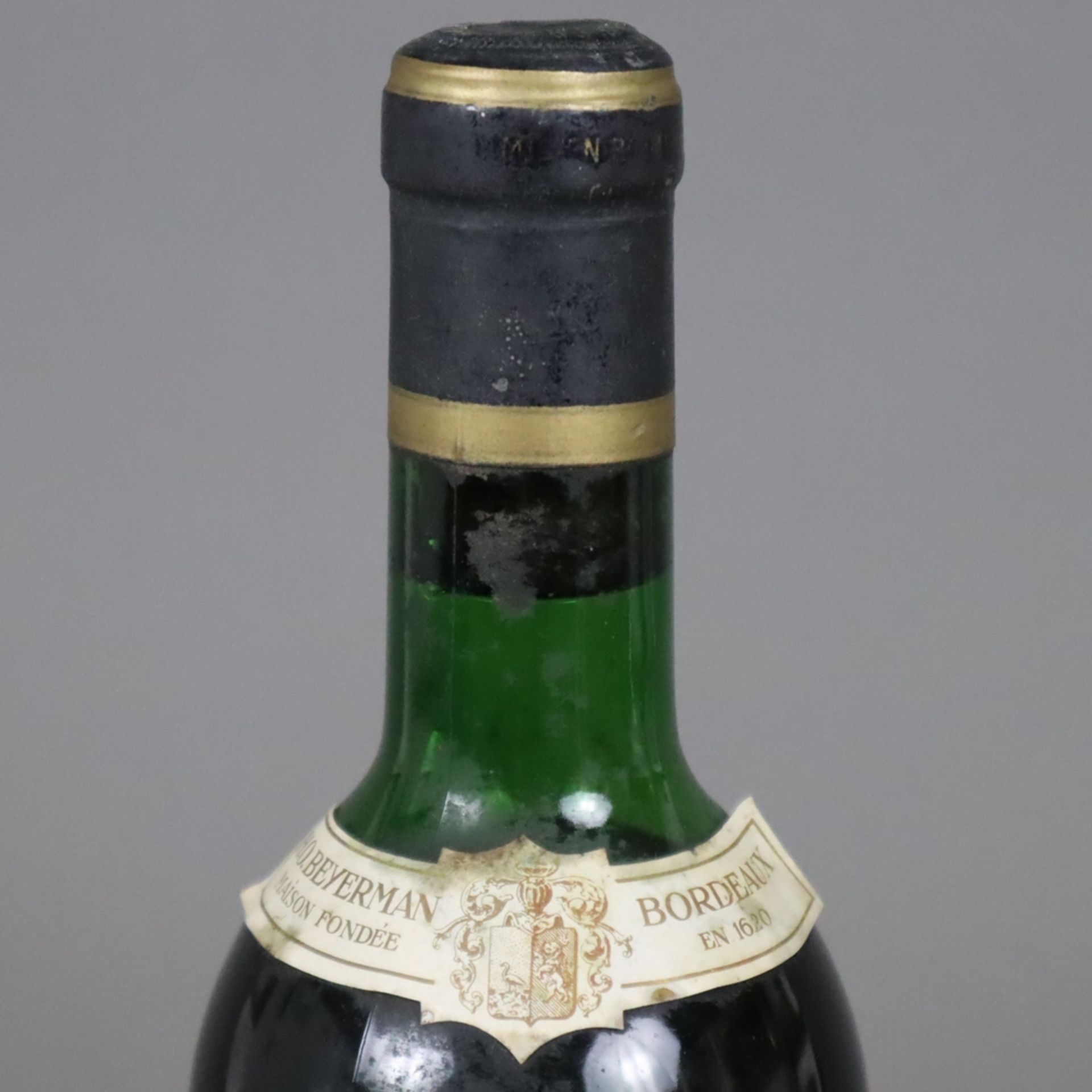 Wein - CHÂTEAU CANTEMERLE 1973, Grand Cru Classé de Médoc, 0,7 Liter, Etikett verschmutzt - Bild 2 aus 6