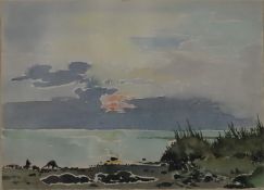 Sprotte, Siegward (1913-2004) - Strandimpression, 1947, Aquarell auf Papier, unten links signiert u