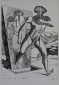 Unbekannte/r Künstler/in (20.Jh.) - "Befreiung III: Aufbruch", 1978, Radierung, unten rechts in Ble