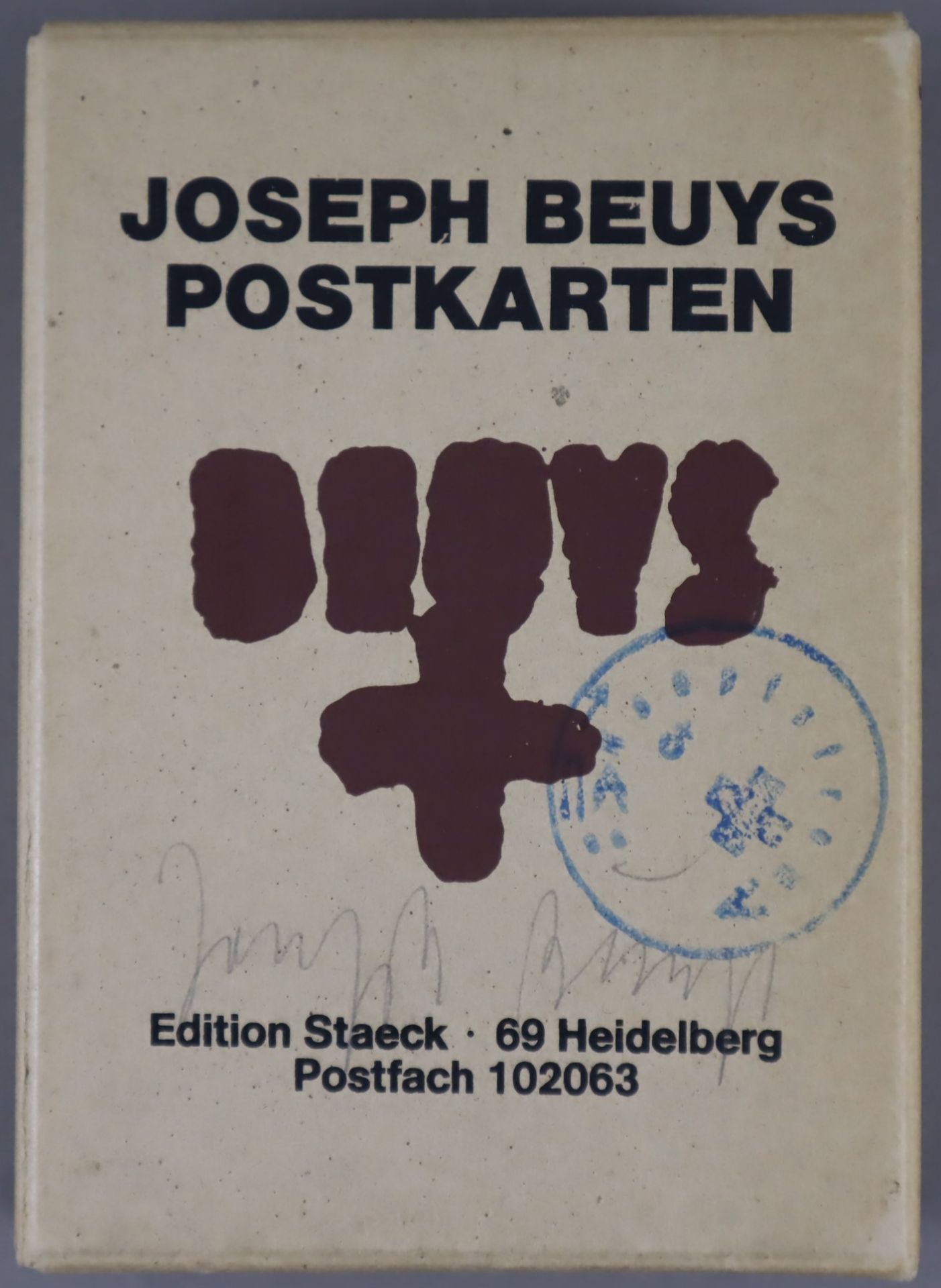 Beuys, Joseph (1921 Krefeld - 1986 Düsseldorf) - Pappschachtel mit 20 Postkarten, Edition Staeck, H