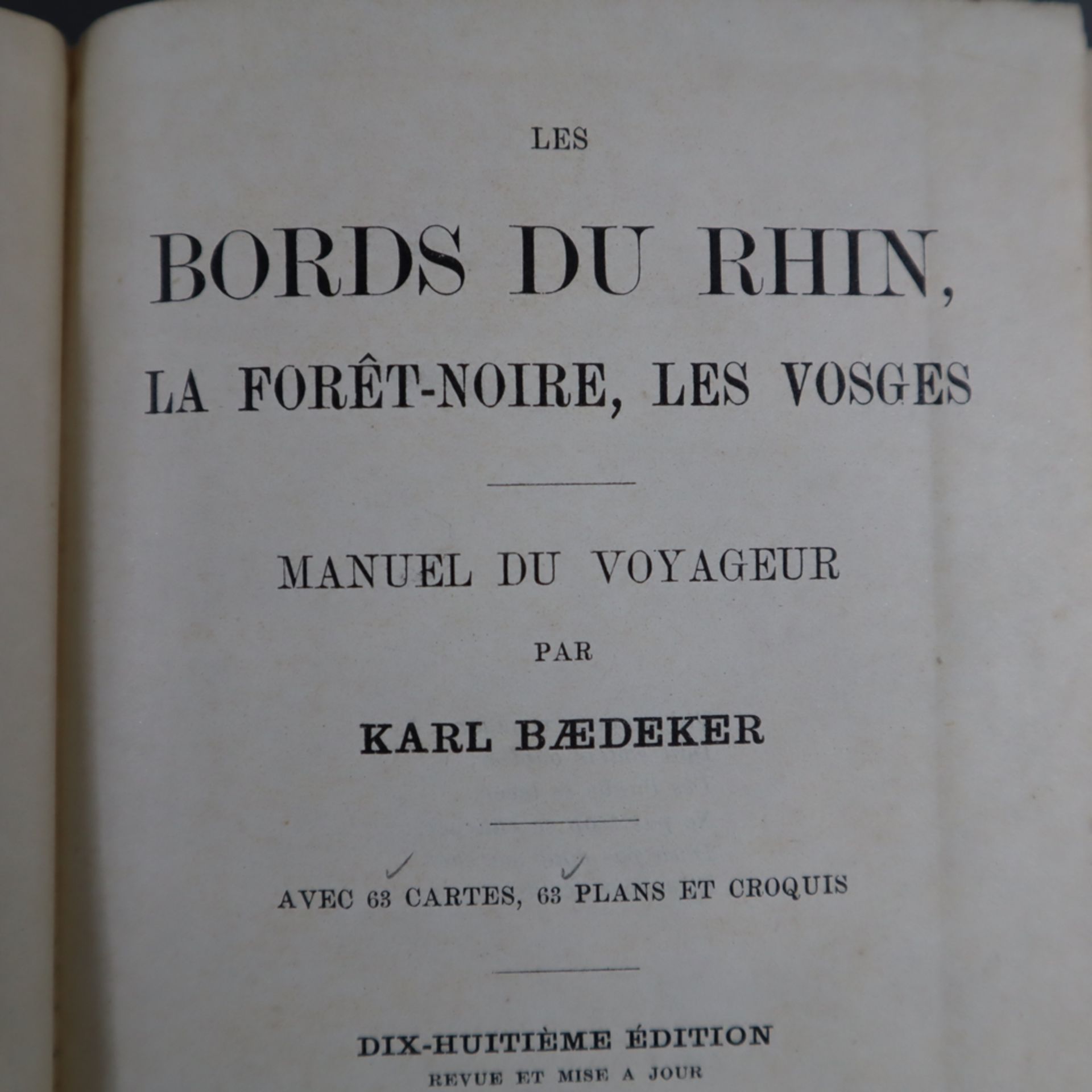 Baedeker, Karl - Allemagne du Nord (2)/ Rhin/ Sud & Autriche, Verlag: Leipzig und Paris, Baedeker u - Bild 2 aus 11