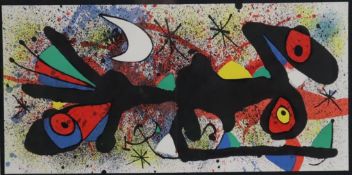 Miró, Joan (1893 Barcelona -1983 Mallorca) - "Ceramiques", Original-Farblithografie auf Bütten, 197