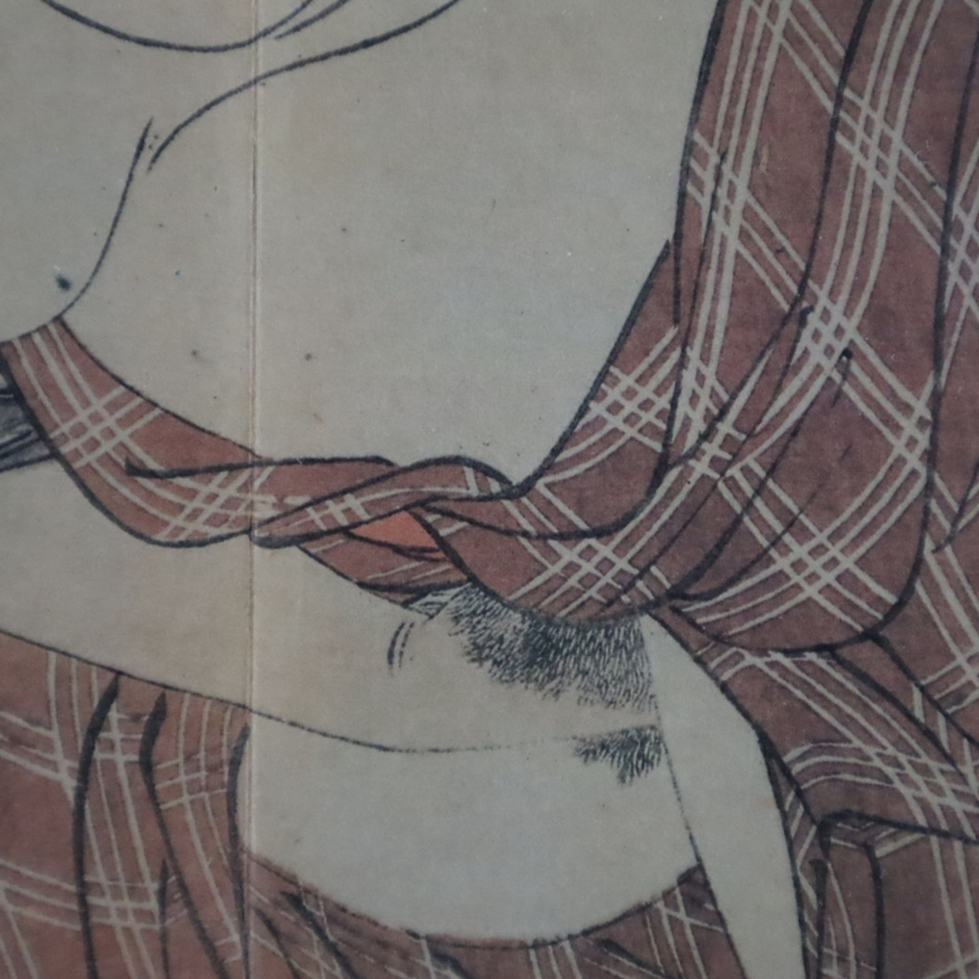 Kitagawa, Utamaro (1753-1806 japanischer Meister des klassischen japanischen Farbholzschnitts) -Bla - Image 5 of 5