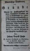 Fuchs, Johann Baptist - "Aktenmäßige Schilderung der Gründe warum der Handlungstand der freien Reic