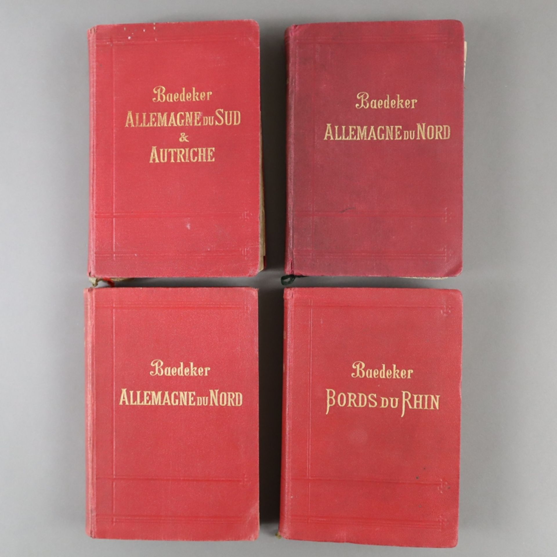 Baedeker, Karl - Allemagne du Nord (2)/ Rhin/ Sud & Autriche, Verlag: Leipzig und Paris, Baedeker u