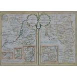 Landkarte - "Die Staaten des Fürsten zu Nassau Weilburg" und "Die Ländereien des Freyherrn von Ried